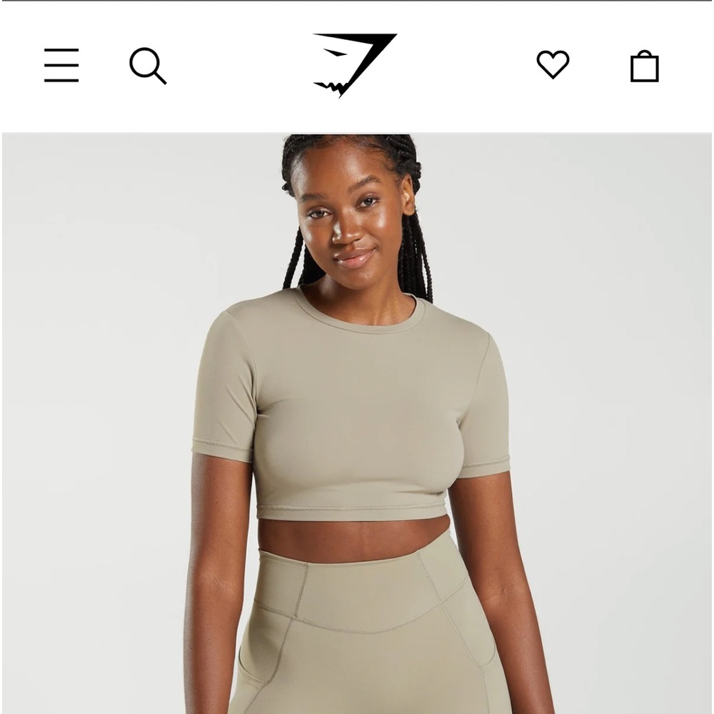 Whitney Simmons cement crop top